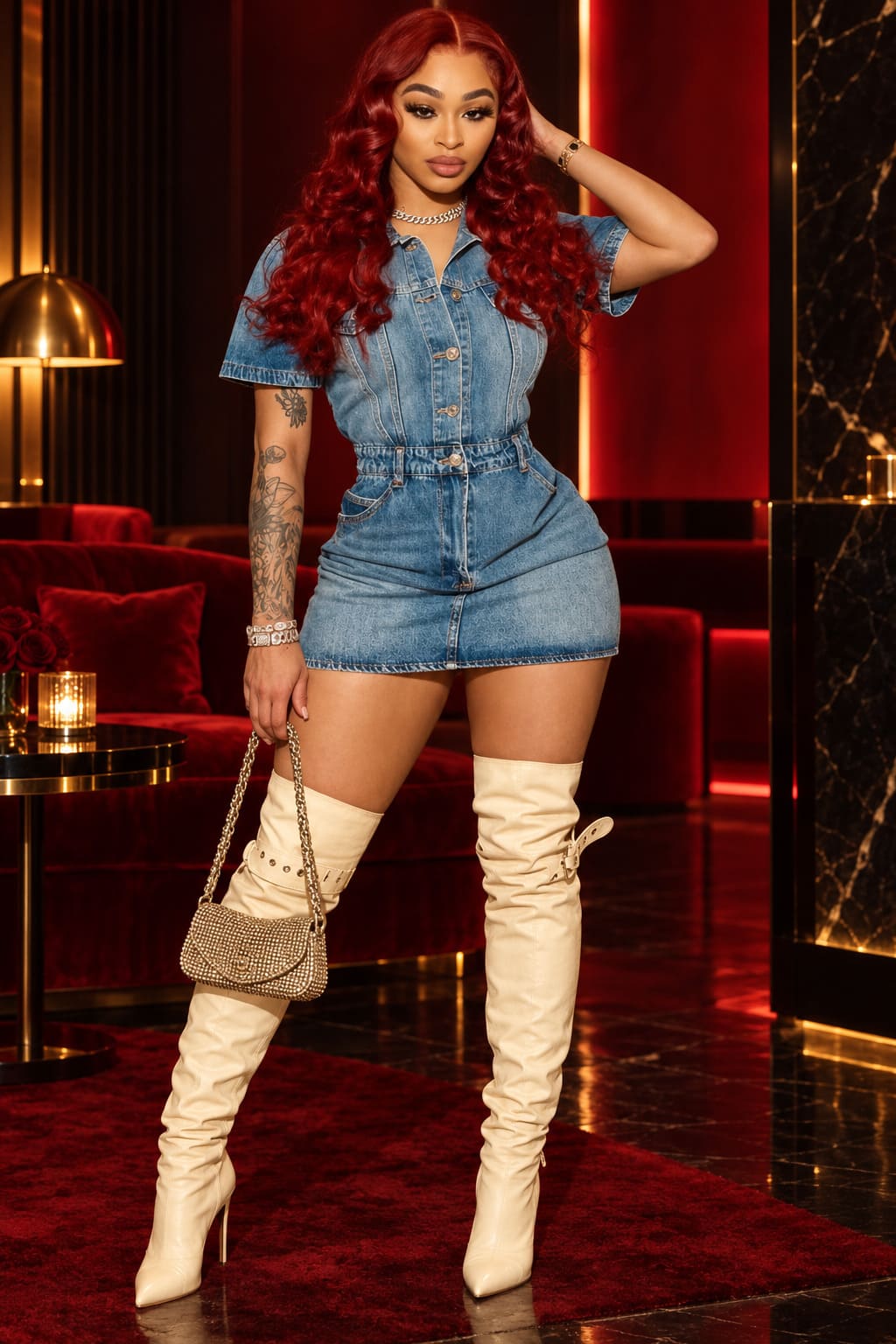 Robe en Jean Courte – Beverly